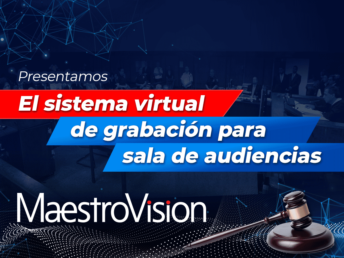 sistema virtual de grabación para sala de audiencias