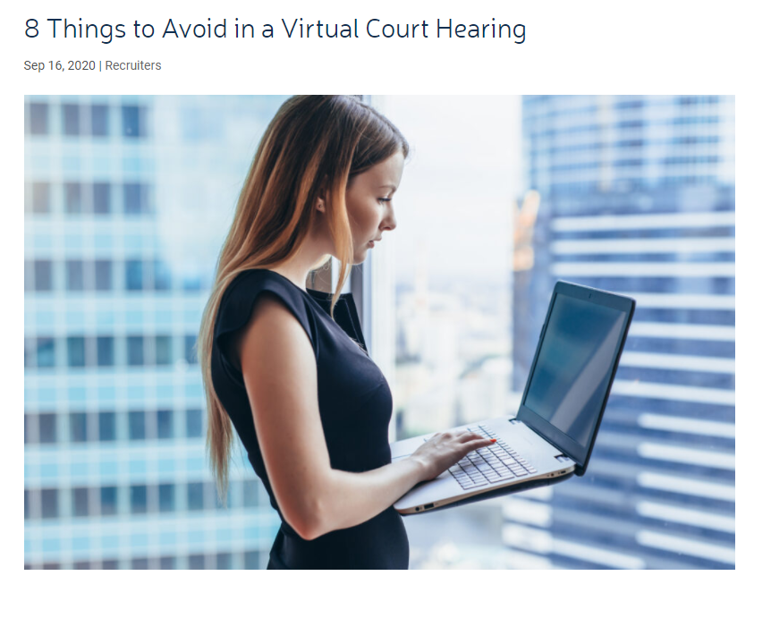 Virtual Court Tips
